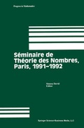 Bild: Seminaire de Theorie des Nombres, Paris, 1991-1992 - Birkh&auml;user