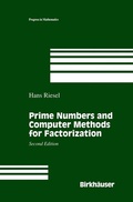 Cover: Prime Numbers and Computer Methods for Factorization - Birkhauser Boston Inc