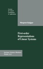 Cover: First-order Representations of Linear Systems - Birkhauser Boston Inc