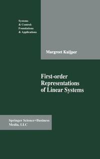 Abbildung von: First-order Representations of Linear Systems - Birkhauser Boston Inc