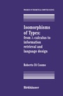 Cover: Isomorphisms of Types - Birkhauser Boston