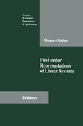 Cover: First-order Representations of Linear Systems - Springer-Verlag New York Inc.