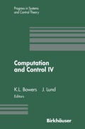 Cover: Computation and Control IV - Birkhauser Boston Inc