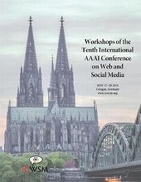 Abbildung von: The Workshops of the Tenth International AAAI Conference on Web and Social Media - AAAI