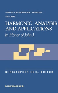 Enlarge image Cover: Harmonic Analysis and Applications - Birkhauser Boston Inc