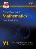 Cover: A-Level Maths for AQA: Year 1 & AS Student Book with Online Edition - Coordination Group Publications Ltd (CGP)