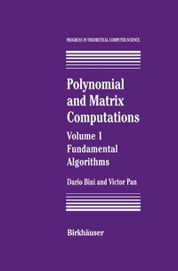 Abbildung von: Polynomial and Matrix Computations - Birkhäuser