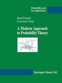 Enlarge image Cover: A Modern Approach to Probability Theory - Birkhauser
