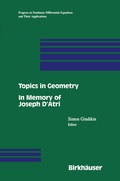 Cover: Topics in Geometry - Springer-Verlag New York Inc.
