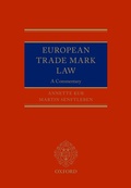 Cover: European Trade Mark Law - OUP eBook