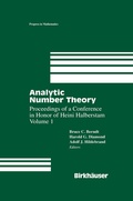 Cover: Analytic Number Theory - Springer-Verlag New York Inc.