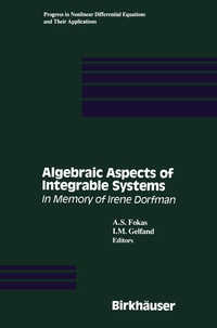 Enlarge image Cover: Algebraic Aspects of Integrable Systems - Springer-Verlag New York Inc.
