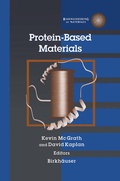 Cover: Protein-Based Materials - Springer-Verlag New York Inc.