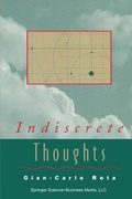 Cover: Indiscrete Thoughts - Birkhauser Boston Inc
