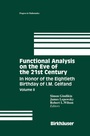 Cover: Functional Analysis on the Eve of the 21st Century - Birkhauser Boston Inc