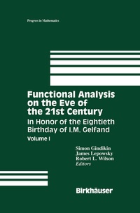 Abbildung von: Functional Analysis on the Eve of the 21st Century - Birkhauser Boston Inc