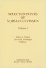 Cover: Selected Papers of Norman Levinson - Birkhauser Boston Inc