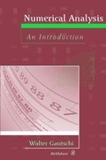 Cover: Numerical Analysis - Birkhauser Boston Inc
