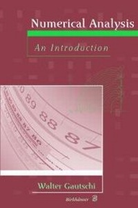 Abbildung von: Numerical Analysis - Birkhauser Boston Inc
