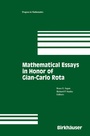 Cover: Mathematical Essays in honor of Gian-Carlo Rota - Springer-Verlag New York Inc.