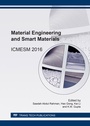 Cover: Material Engineering and Smart Materials - Trans Tech Publications Ltd