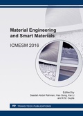 Cover: Material Engineering and Smart Materials - Trans Tech Publications Ltd