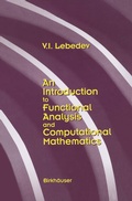 Cover: An Introduction to Functional Analysis in Computational Mathematics - Springer-Verlag New York Inc.