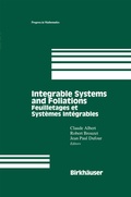 Cover: Integrable Systems and Foliations - Springer-Verlag New York Inc.