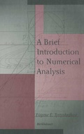 Cover: A Brief Introduction to Numerical Analysis - Springer-Verlag New York Inc.