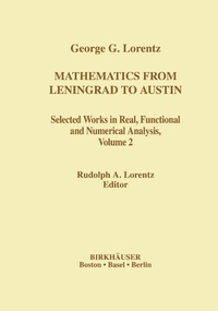 Abbildung von: Mathematics from Leningrad to Austin, Volume 2 - Birkhauser Boston Inc
