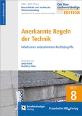 Cover: Anerkannte Regeln der Technik - Fraunhofer IRB Verlag