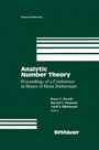 Cover: Analytic Number Theory:The Halberstam Festschrift 2 - Birkhauser Boston Inc