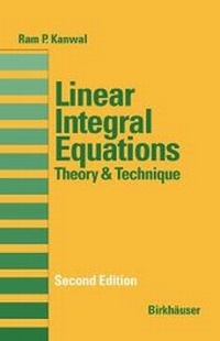 Enlarge image Cover: Linear Integral Equations - Birkhauser Boston