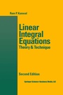 Cover: Linear Integral Equations - Springer-Verlag New York Inc.