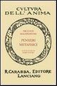 Abbildung von: Pensieri metafisici - Cultura dell'anima;Carabba