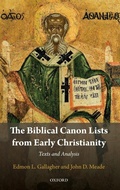Cover: The Biblical Canon Lists from Early Christianity - Oxford University Press