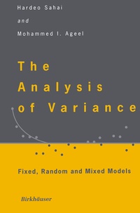 Abbildung von: The Analysis of Variance - Birkhauser Boston Inc