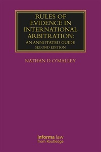 Abbildung von: Rules of Evidence in International Arbitration - Informa Law