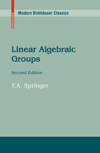 Abbildung von: Linear Algebraic Groups - Birkhäuser