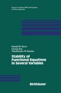Cover: Stability of Functional Equations in Several Variables - Birkhauser Boston Inc