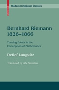 Cover: Bernhard Riemann 1826-1866 - Birkh&auml;user