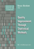 Cover: Quality Improvement Through Statistical Methods - Birkhauser Boston Inc