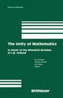 Cover: The Unity of Mathematics - Birkhäuser