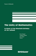 Cover: The Unity of Mathematics - Birkh&auml;user