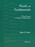 Cover: Proofs and Fundamentals - Birkhauser Boston Inc