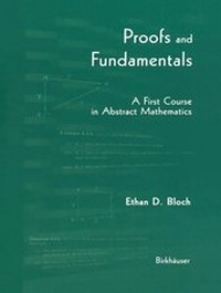 Abbildung von: Proofs and Fundamentals - Birkhauser Boston Inc