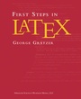 Cover: First Steps in LaTeX - Birkhauser Boston Inc