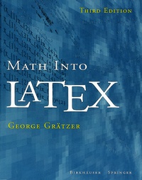 Abbildung von: Math into LaTeX - Birkhauser Boston