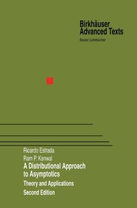 Enlarge image Cover: A Distributional Approach to Asymptotics - Springer-Verlag New York Inc.