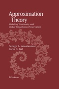 Cover: Approximation Theory - Springer-Verlag New York Inc.